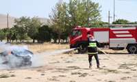 به مناسبت روز آتش نشان و ایمنی مانور آتش نشانی در منطقه ویژه اقتصادی لرستان برگزار گردید 