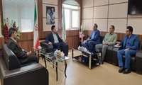 دیدار و گفتگوی فرزاد محمدی مدیرعامل شرکت شهرک های صنعتی لرستان با مظفر جمالی نژاد مدیرکل دیوان محاسبات استان لرستان 