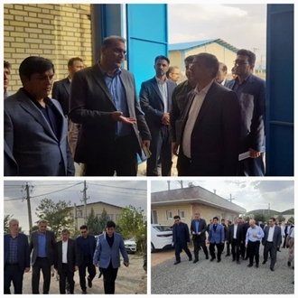 بازدید  استاندار لرستان از واحدهای کارگاهی کوچک مقیاس واقع در شهرک صنعتی الیگودرز.